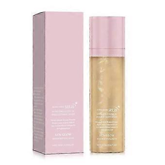 Sunscreen SPF 50, Broad Spectrum Shimmering Body Oil Mist, Hydrating Makeup-Friendly Glow Spray, Non-Greasy & Fast-Absorbing for Face & Body
