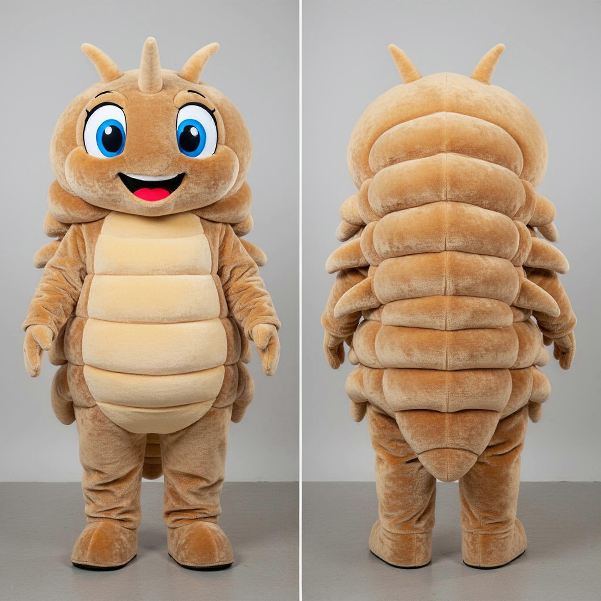 MASTICOT Tan Rounded Trilobite Mascot