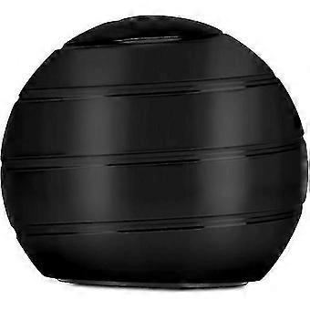 Desktop Stress Relief, 45mm Black Metal Gyroscopic Ball Kinetic Desk Toy with Optical Illusion