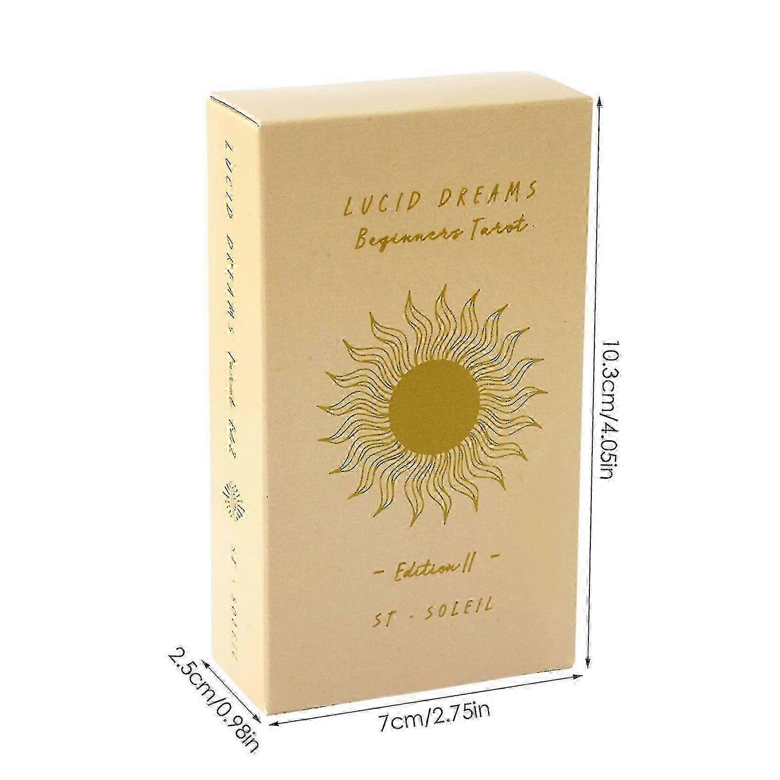 Beginner English Tarot Deck Portable