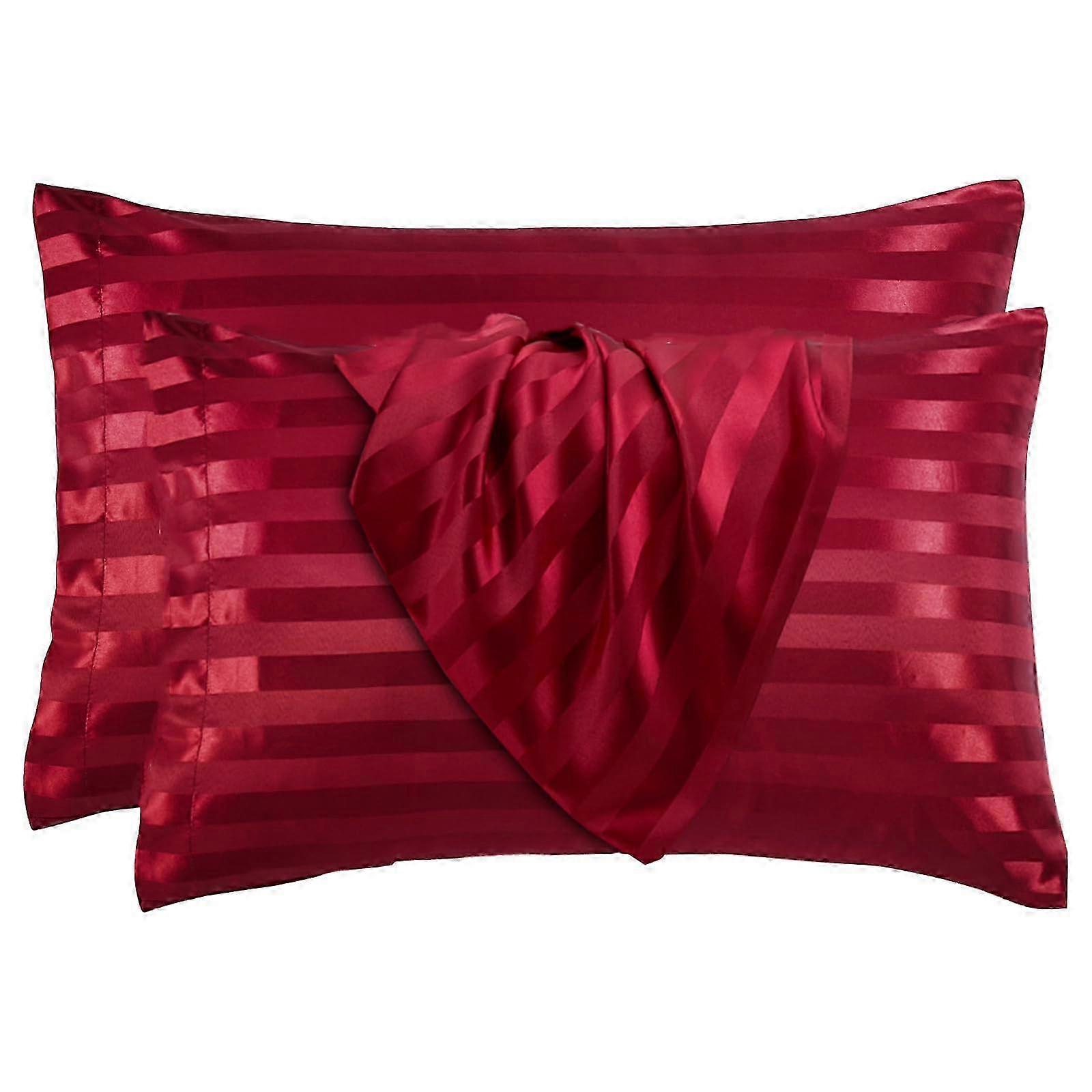 Satin Pillowcase Set Soft Breathable