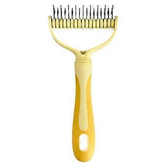Ergonomic Dual-Mode Pet Deshedding Tool