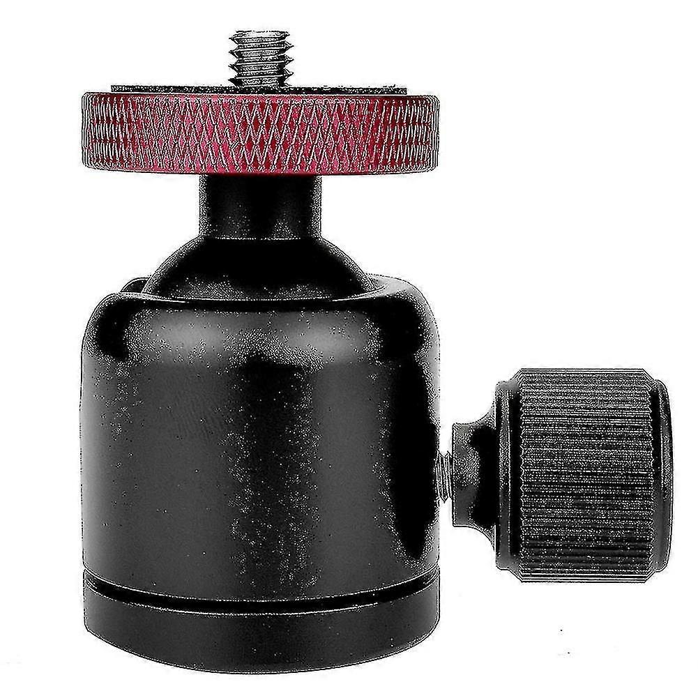 360 cabeça esférica superior 1/4 polegadas porta inferior 3/8 polegadas porta fotografia mini cabeça de esfera para