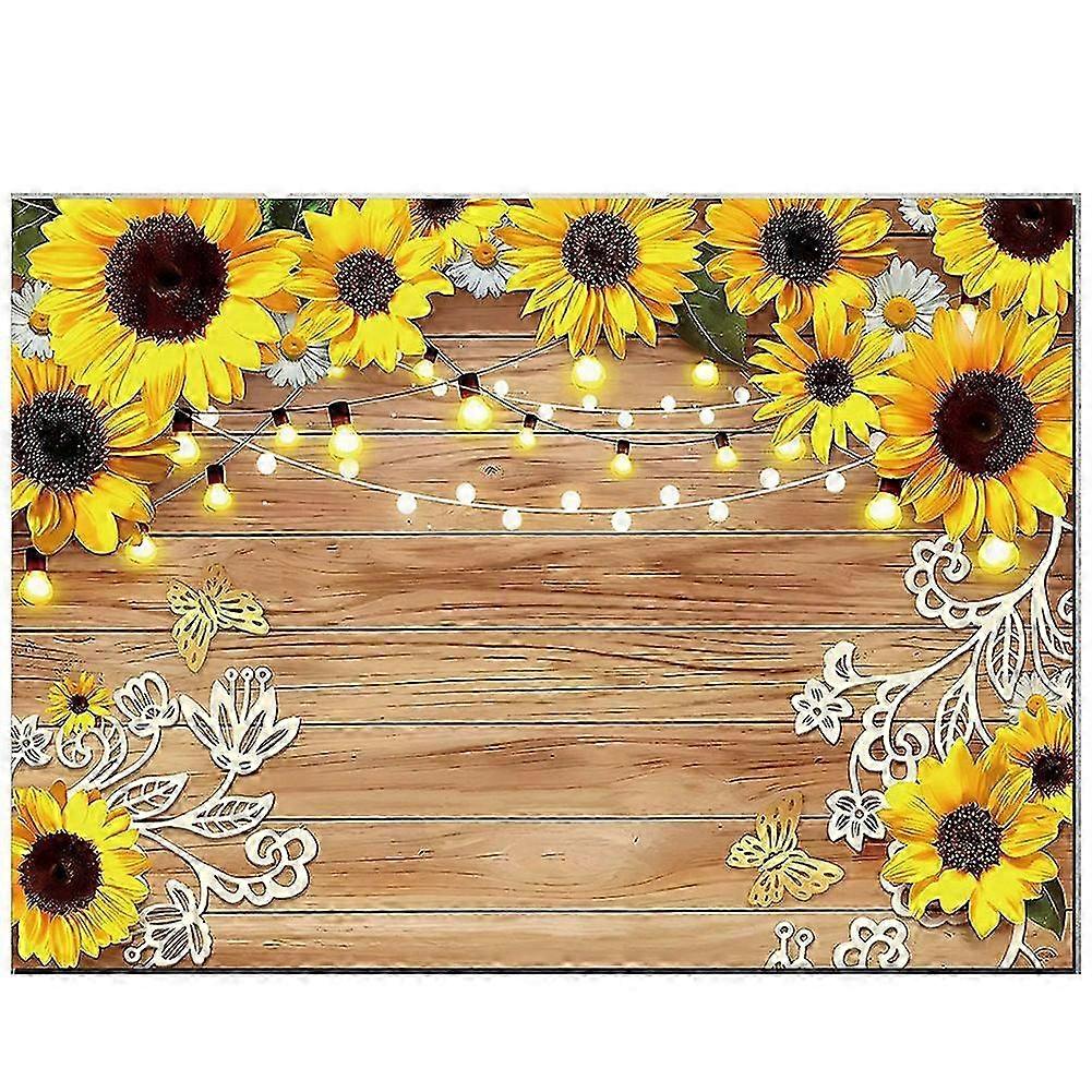 Sunflower Vinyl Photo Backdrop