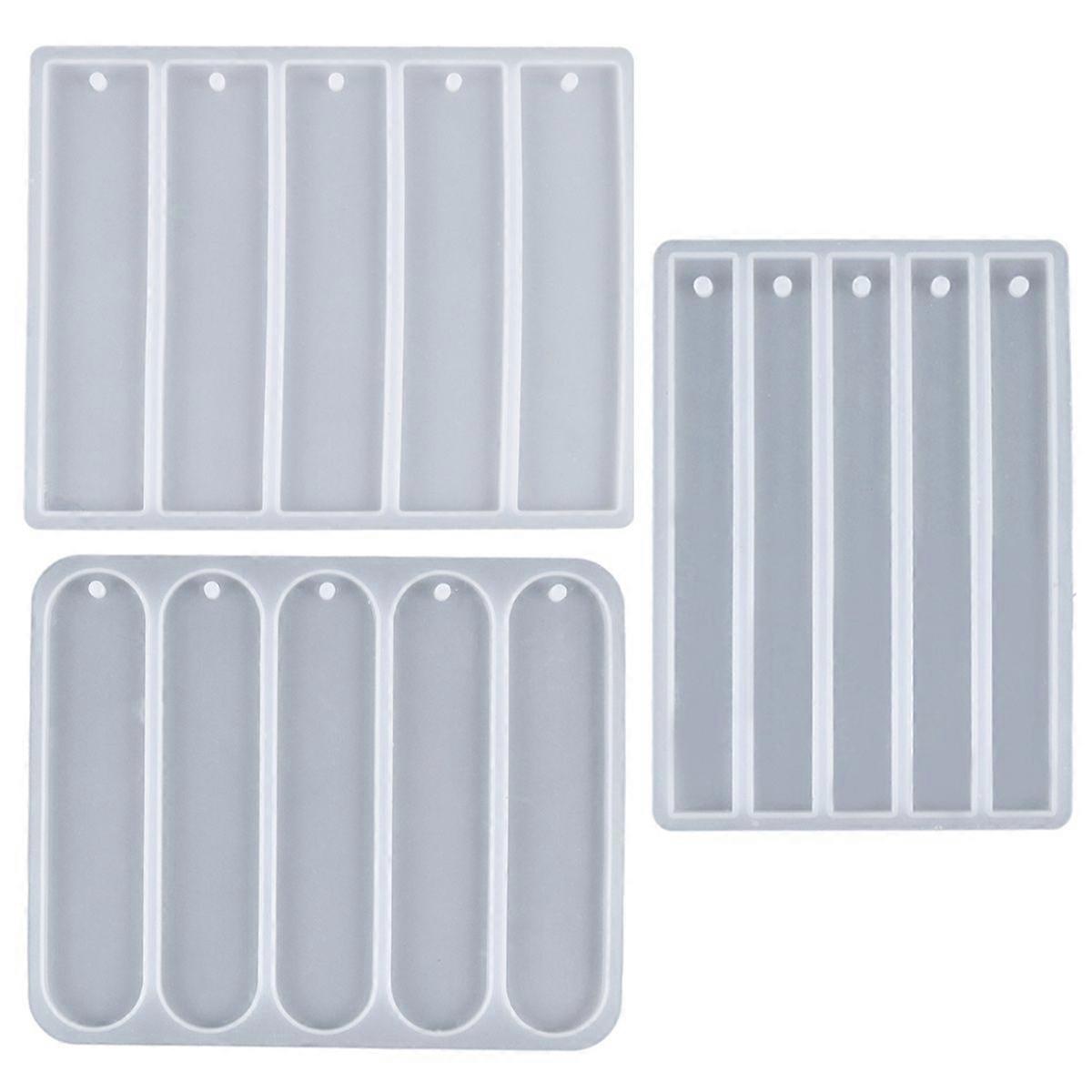 Flexible Reusable Silicone Bookmark Mold Smooth Interior Epoxy Compatible