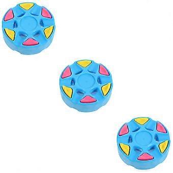 Training Hockey Puck Ice Hockey Puck for Playing 3Pcs Sturdy Sky-Blue Pa