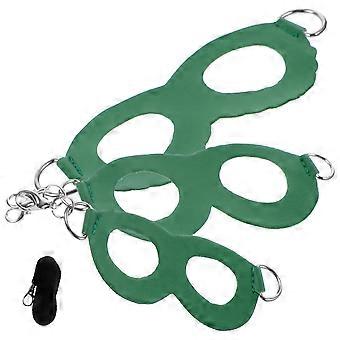Reptile Harness Lizard Leash for Small Pet Training 1Set Adjustable Green