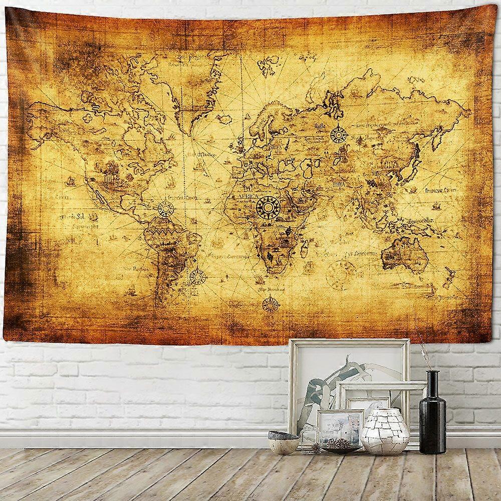 Carte du monde décorée de drapeaux HY2721