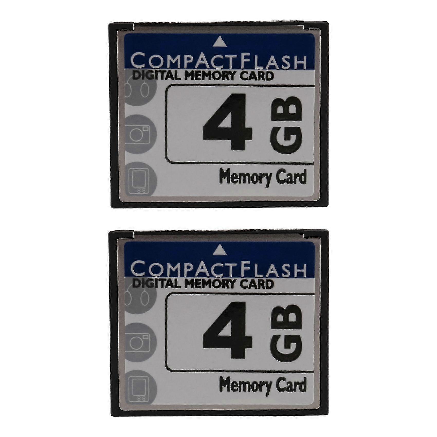 2X Professional 4GB Compact Flash Memory Card(White&Blue)