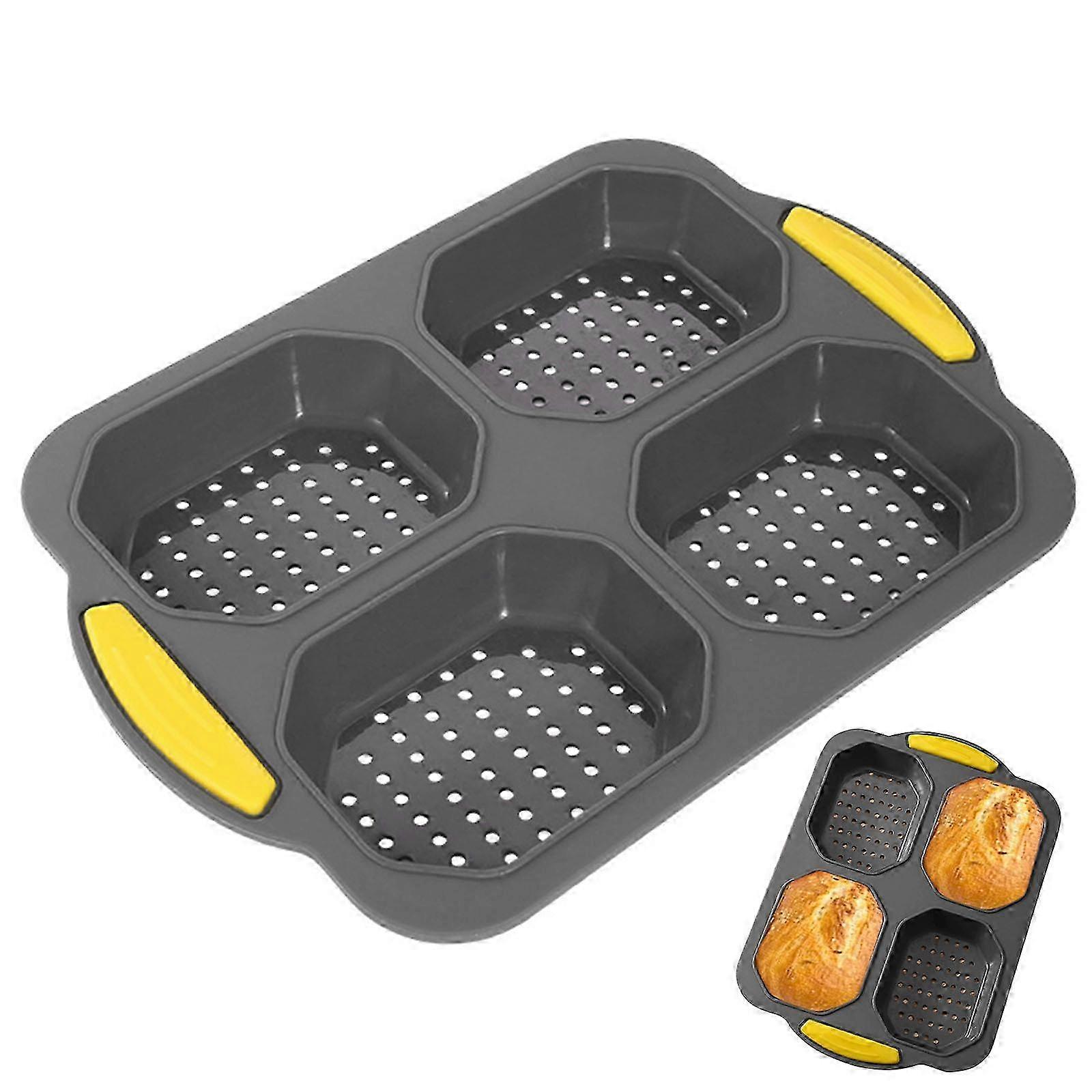 4-Section Flexible Baking Mold Silicone