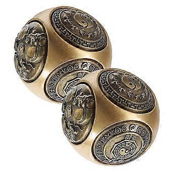 38mm Six-Sided Brass Hand Balls