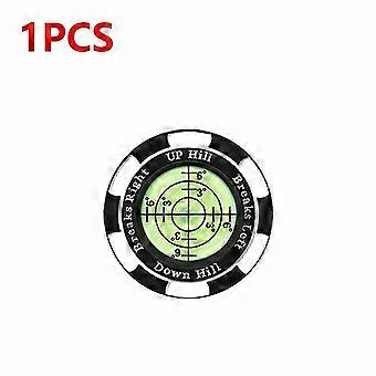 Marcatore portatile per palline da golf con lettore di precisione per putting green e clip per ausilio all'allenamento alla lettura del green