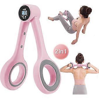 Workout Equipment Inner and Out Thigh Exercise Equipment Thigh Exerciser Upper Thigh Workout compatible with Women with Counter [2022 Upgraded]