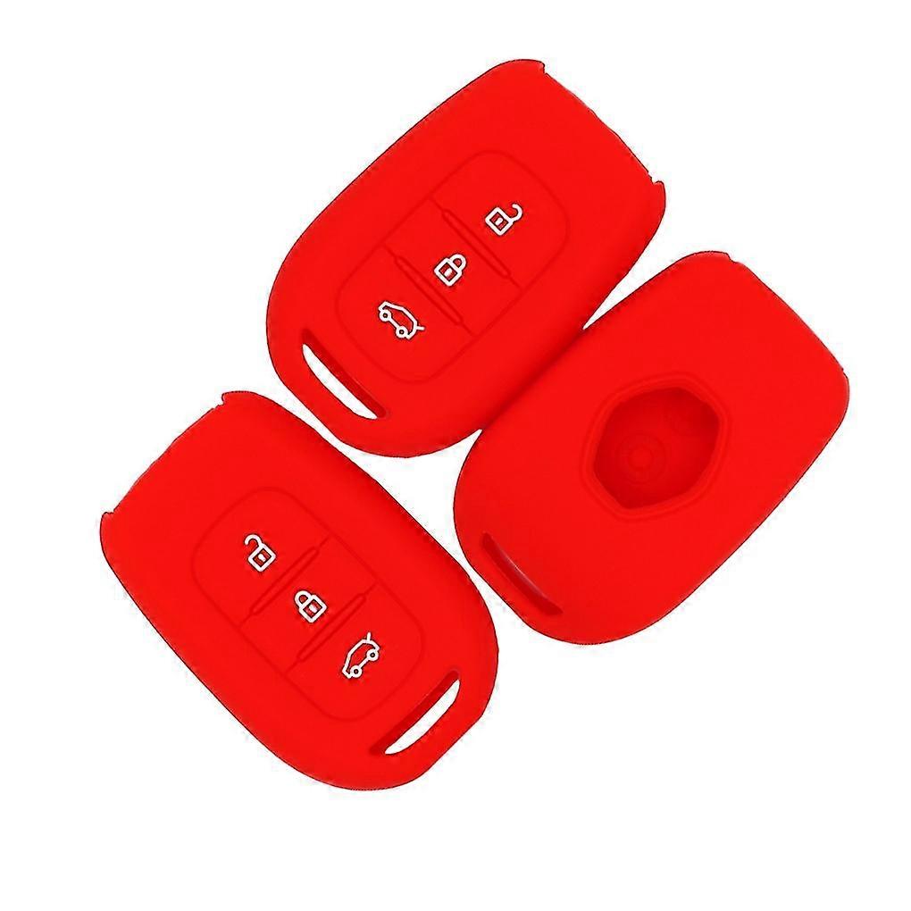 3pcs Silicone Car Key Case Soft Durable