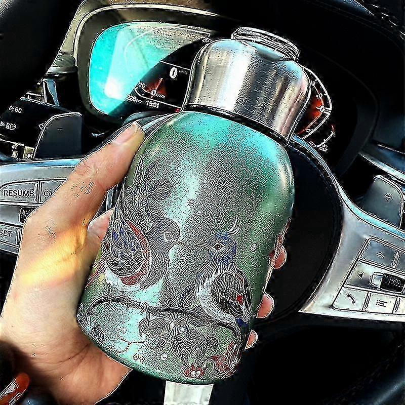 Compact 300ml Vacuum-Insulated Bottle