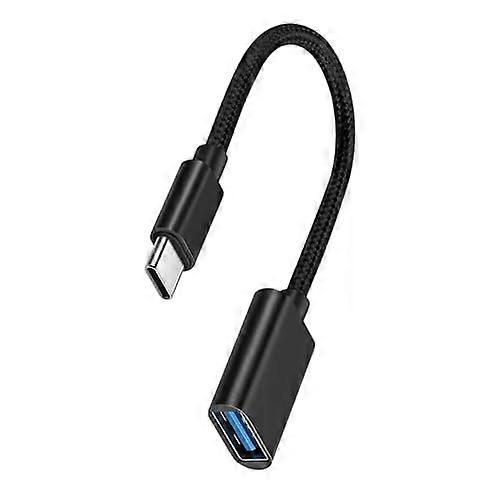 USB Type C OTG Adapter Cable Black, Speed Data Transfer, MultiDevice Compatibility for Android Phone Tablet