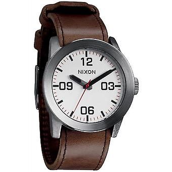 Nixon private Quartz Analog Man Watch with Cowskin Bracelet A0491113