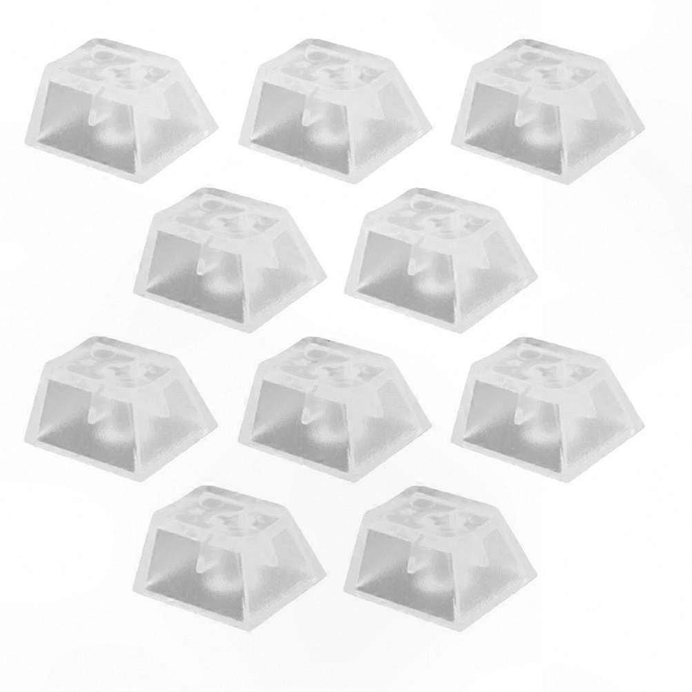Keycap Set for Mechanical Keyboard, 10Pcs Transparent Translucent Blank Keycaps