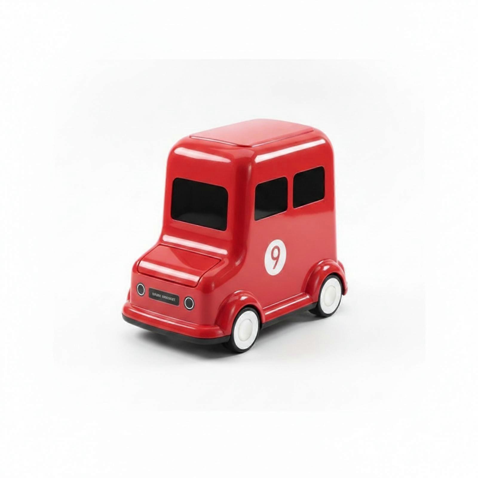 Press-Open Car-Shaped Trash Bin | Compact square shape, Car Trash Can, for