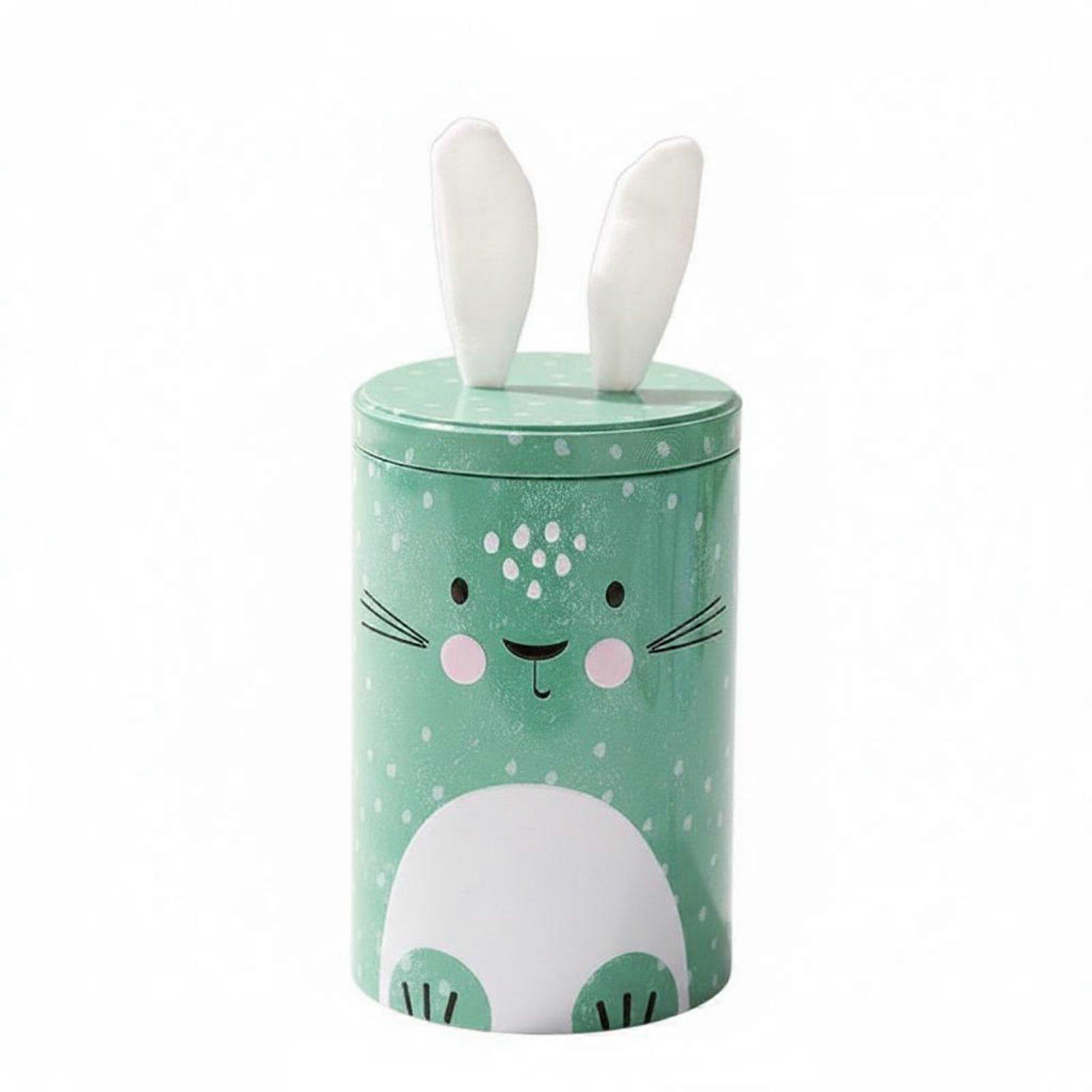 Decorative Candy Jar Cute Design Hare Ear Candy Container Versatile Use