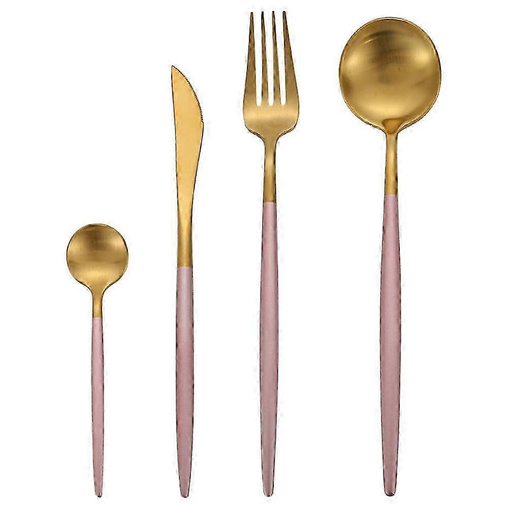 Golden Mirror-Finish Stainless Fork