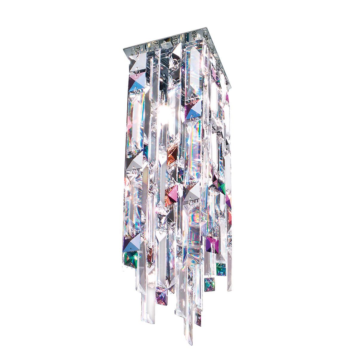 Kolarz Prisma Crystal Ceiling Light Chrome
