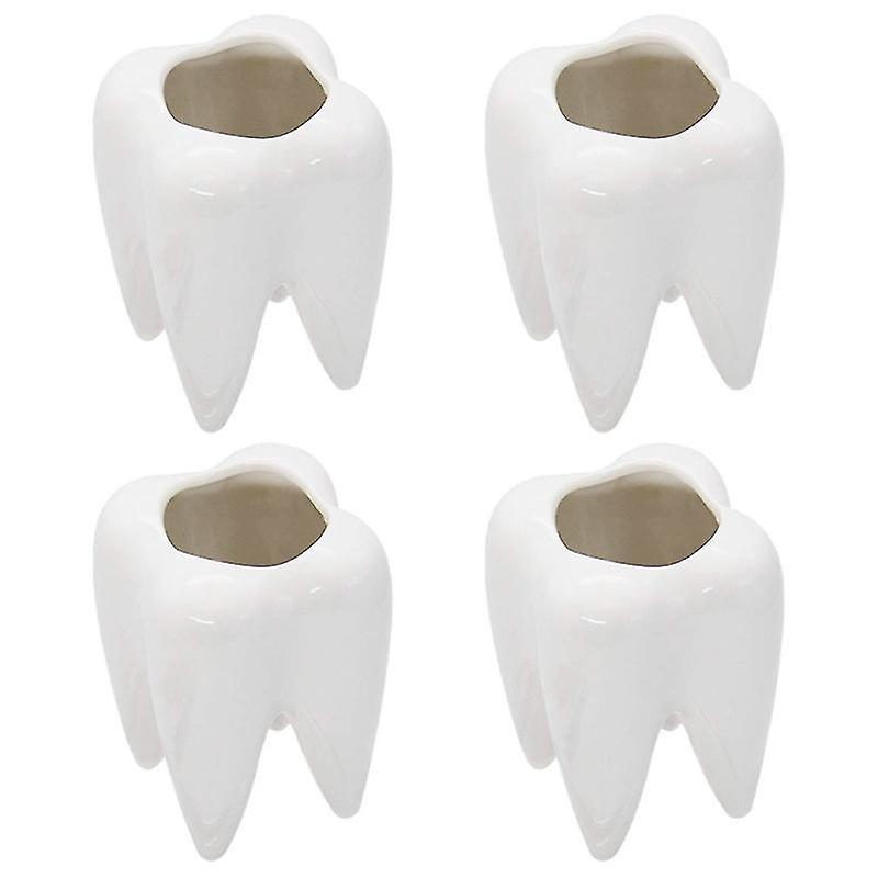 10X6.8cm White Pots & Planters 4pcs Gardening Flower Pots Ceramic Flower Pots Ceramic Flower Pots G