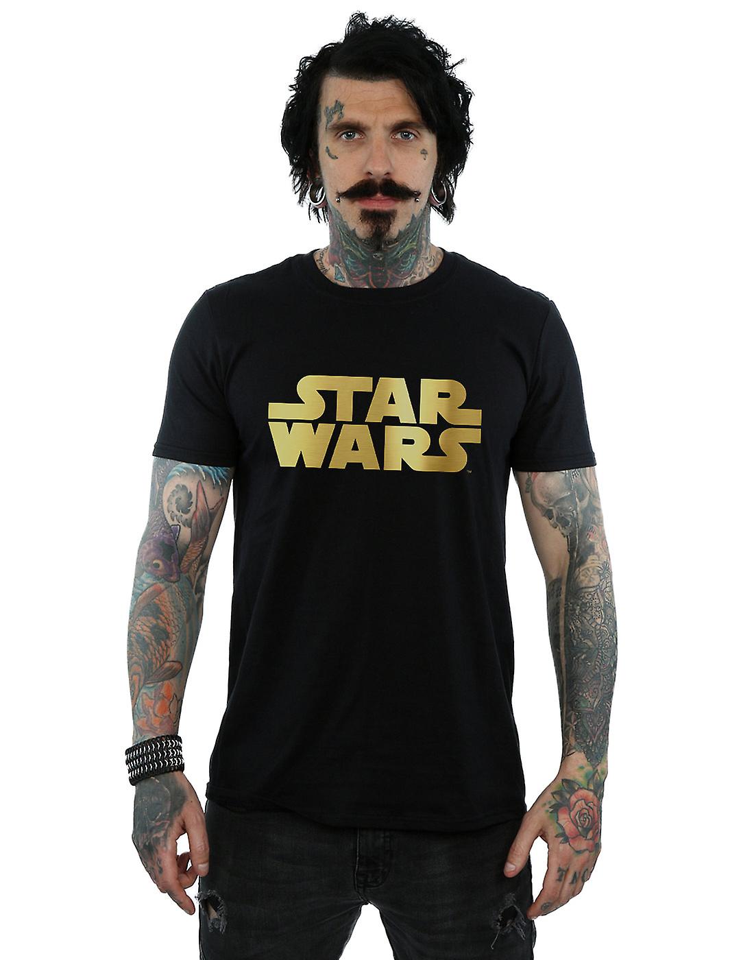 星球大战男装;黄金标志T恤