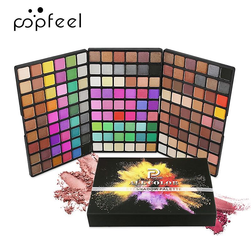 162color Matte Eyeshadow Palette Long-effect Eye Shadow Powder Waterproof Highlighter Shimmer Makeup Pigment Eye Shadow