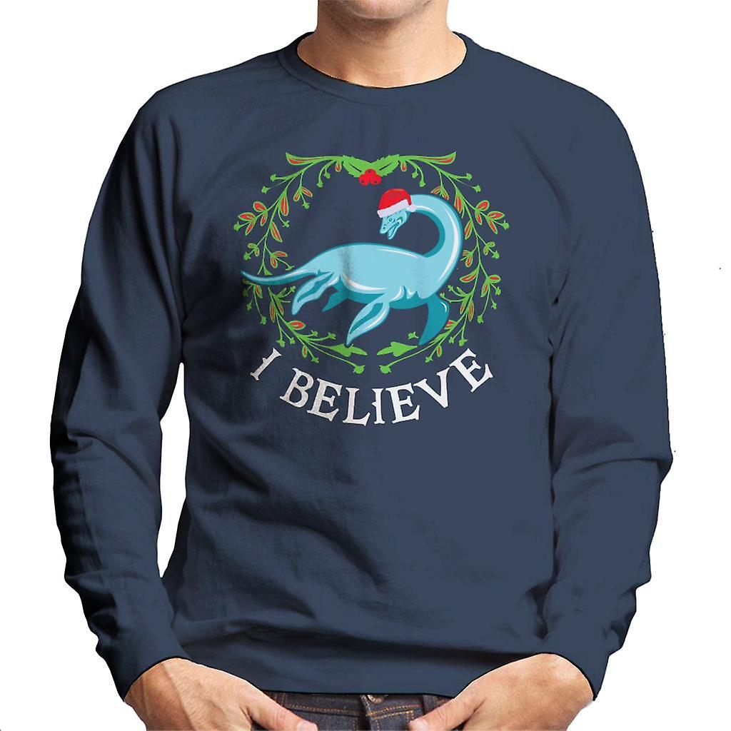 Kerst Nessie mij mannen Sweatshirt