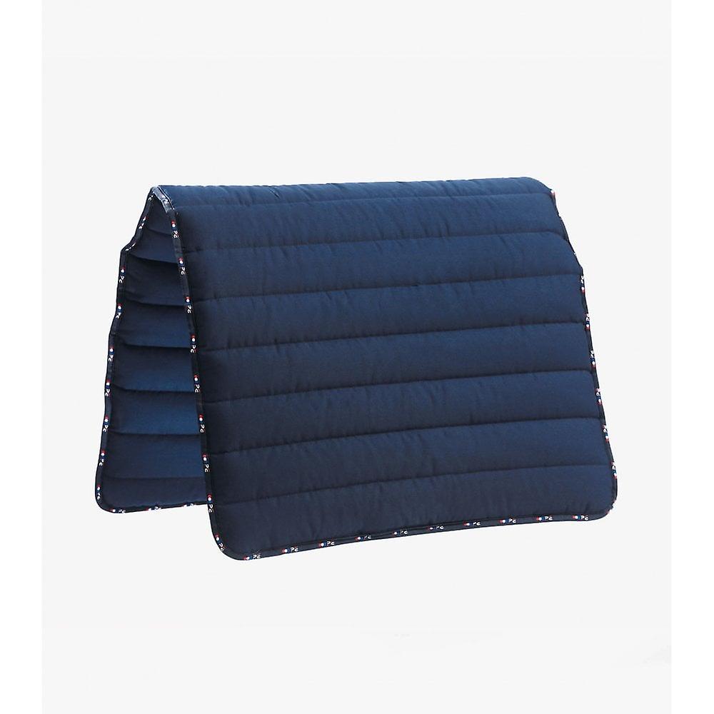 Premier Equine Buster Reversible Full Size Saddle Pad - Navy Blue