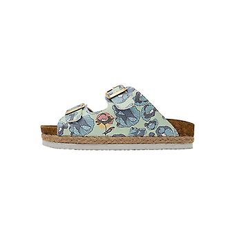 Women Vegan Leather Beige Wedge Sneakers Happiness Blooms From Within Loretta