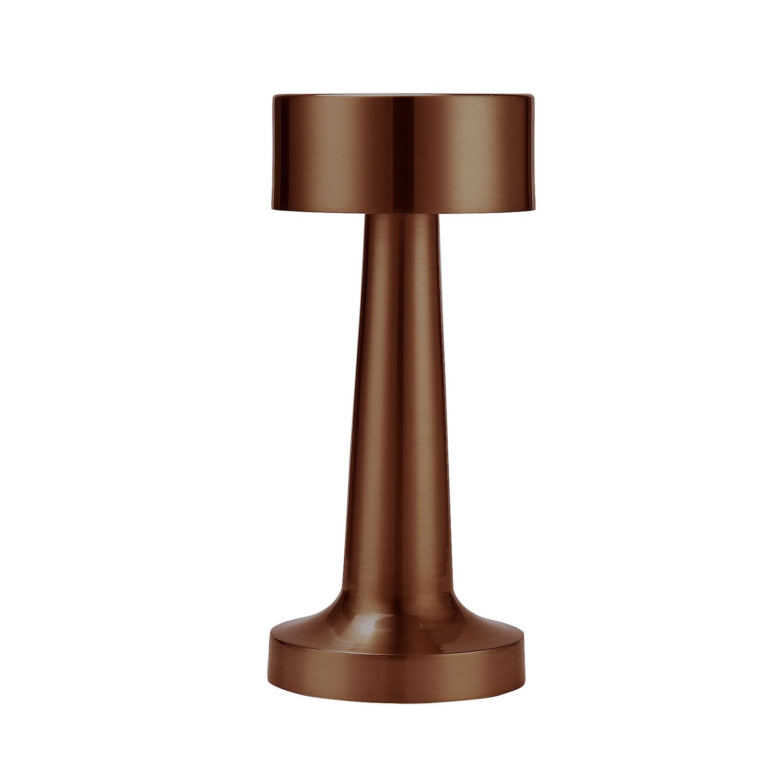 Cordless Bedside Desk Lamp, 3-Levels Brightness Metal Desk Lamp,100% New