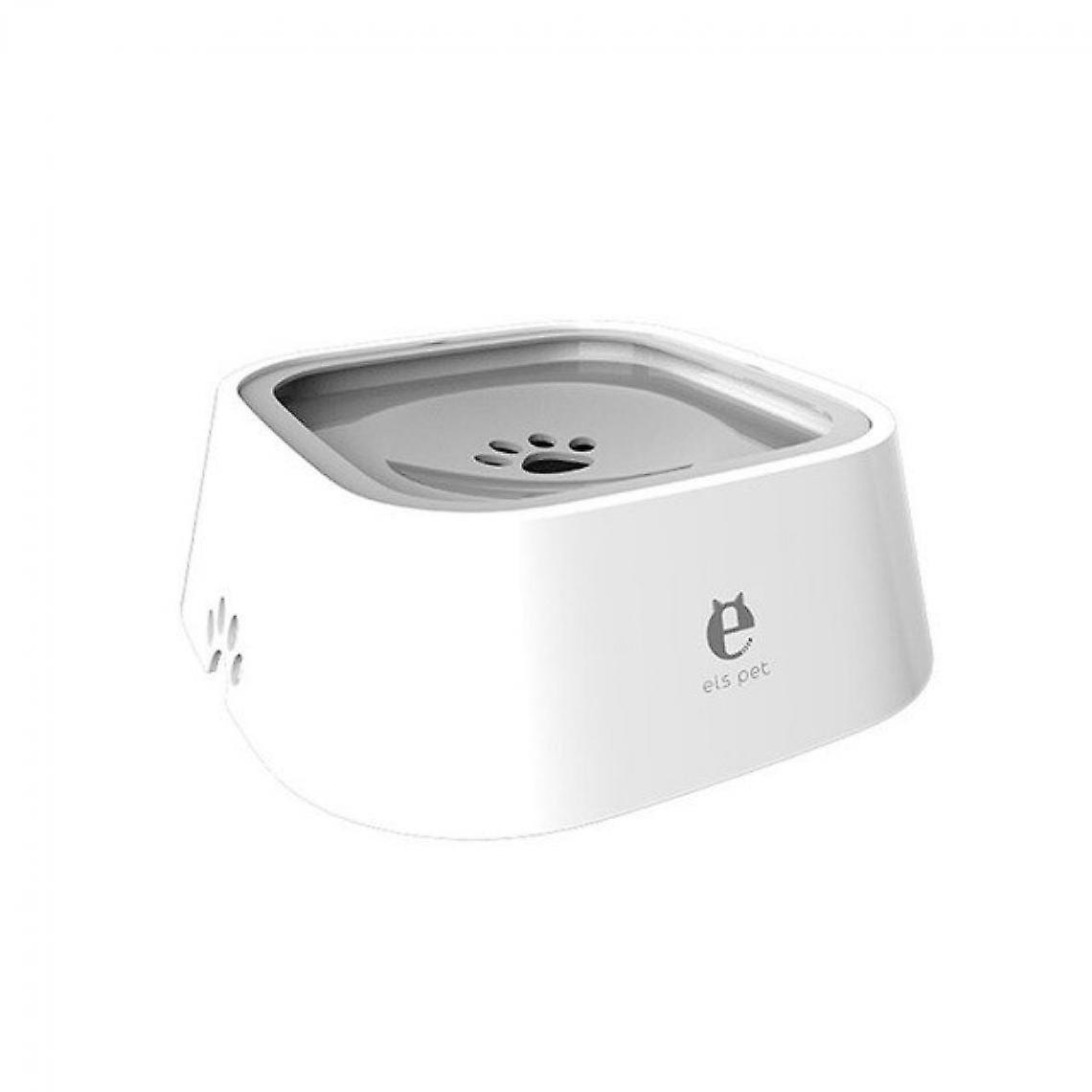 Pet Drink Breeder Non-overflow Abs Plastic Cat Feeding Bowl 1.5l Floating Non-wet Mouth Dog Feeding Bowl |