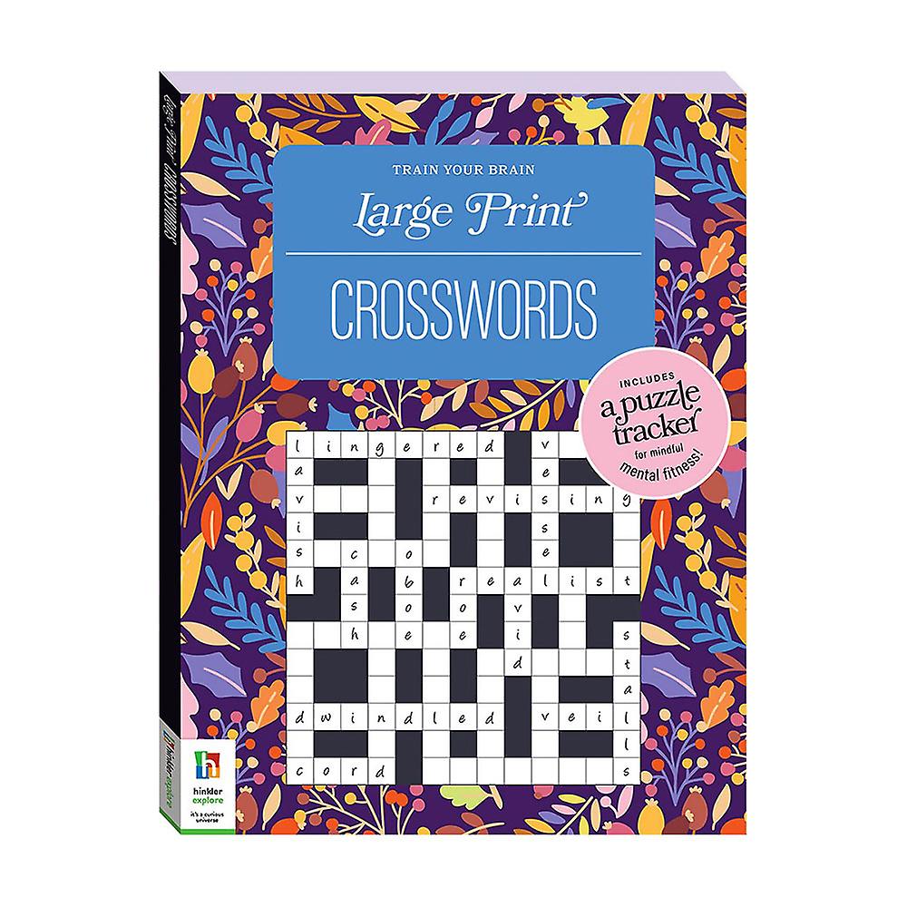 Hinkler Books Crosswords Large Print Puzzles Series 3 Puzzlers of All Ages