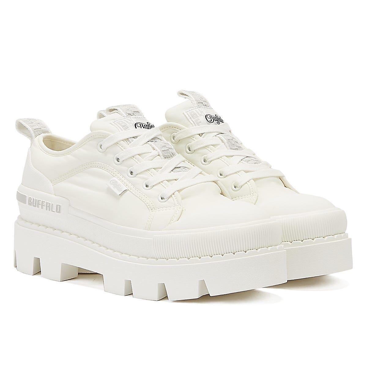 Buffalo Raven Lo Womens White Trainers