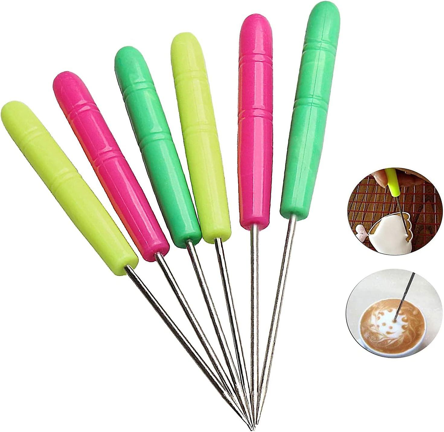 6 Pcs Scriber Needle Cake Decorating Set - Modeling Tools