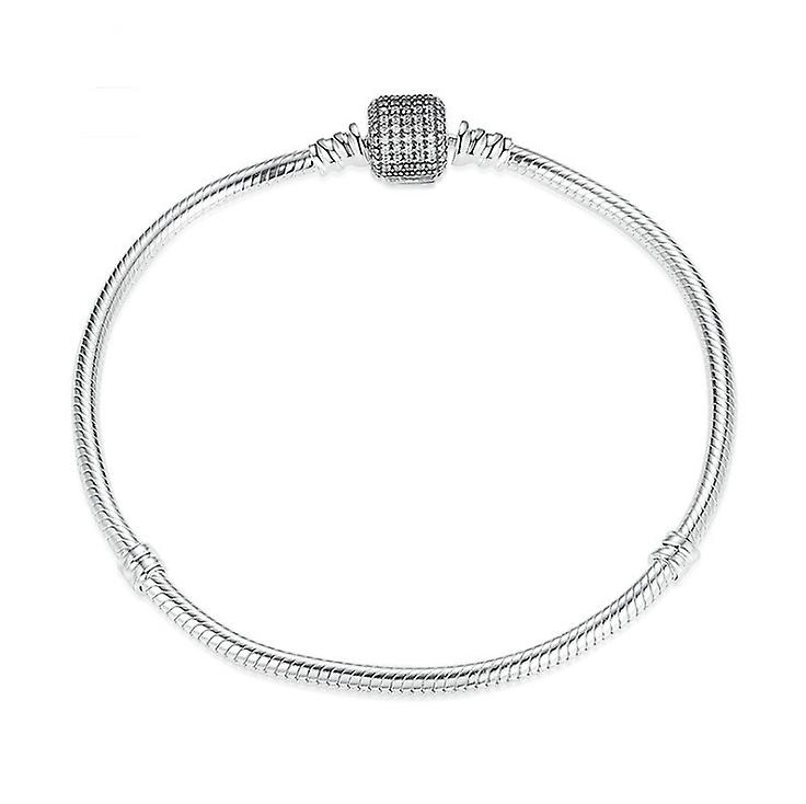 S925 Sterling Silver Square Diamond Bracelet