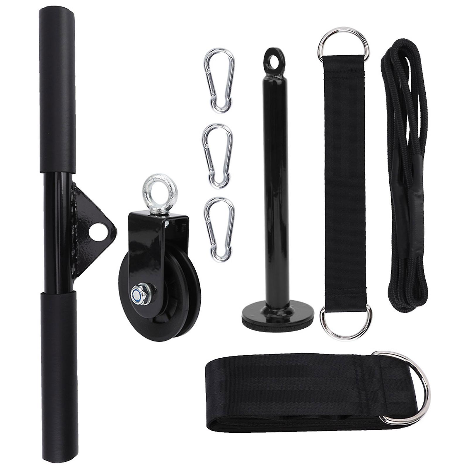 9Pcs/Set Triceps Training Equipment Set Loading Pin Pull Triceps Training Pulldown Pulley