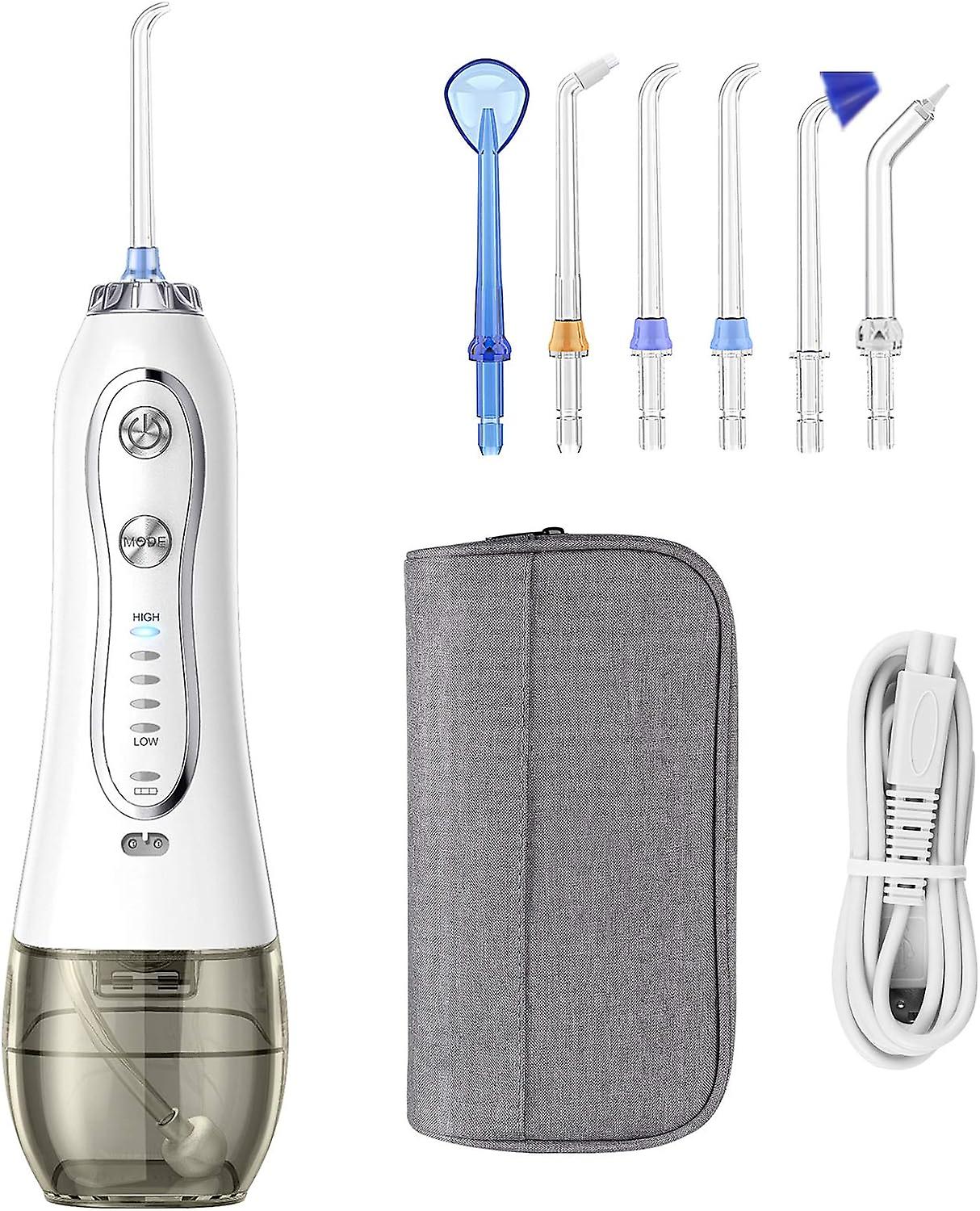 Cordless Water Dental Flosser for Teeth 300ML Portable Flosser Teeth Cleaner