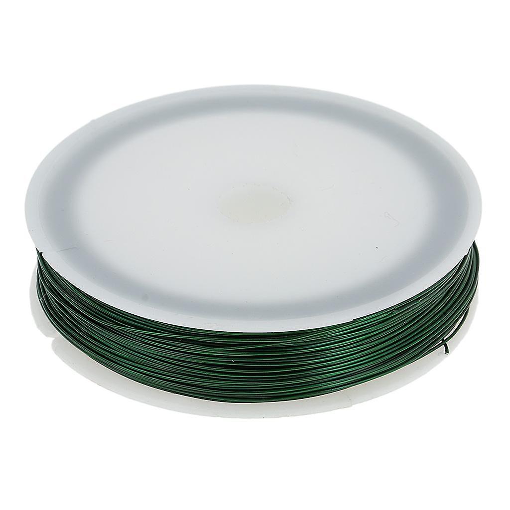 40m Iron Wire Thin Iron Line for DIY Model Making & Binding Green