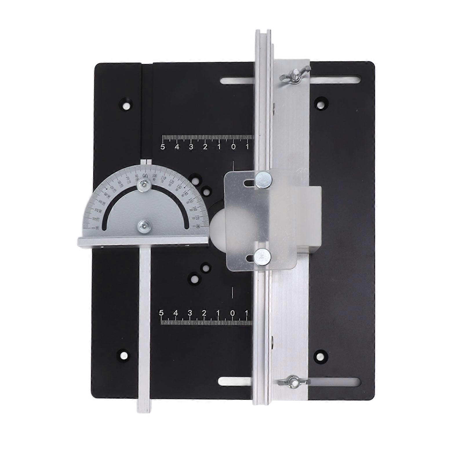 Router Table Insert Board Aluminum Alloy Steel Height Adjustable Milling Trimming Machine Insert Plate
