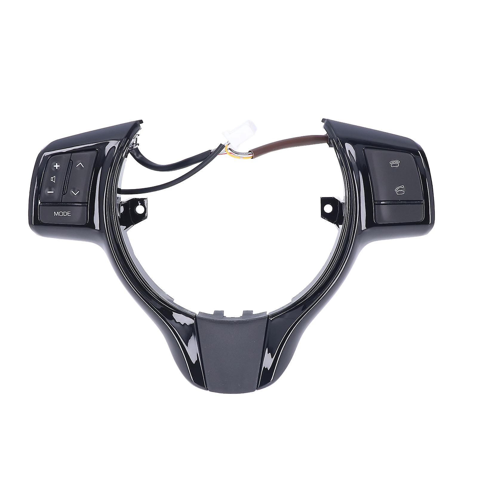 o Volume Music Control Switch,Black Steering Wheel Switch Steering Wheel Control Button Steering Wheel Switches Best in Class