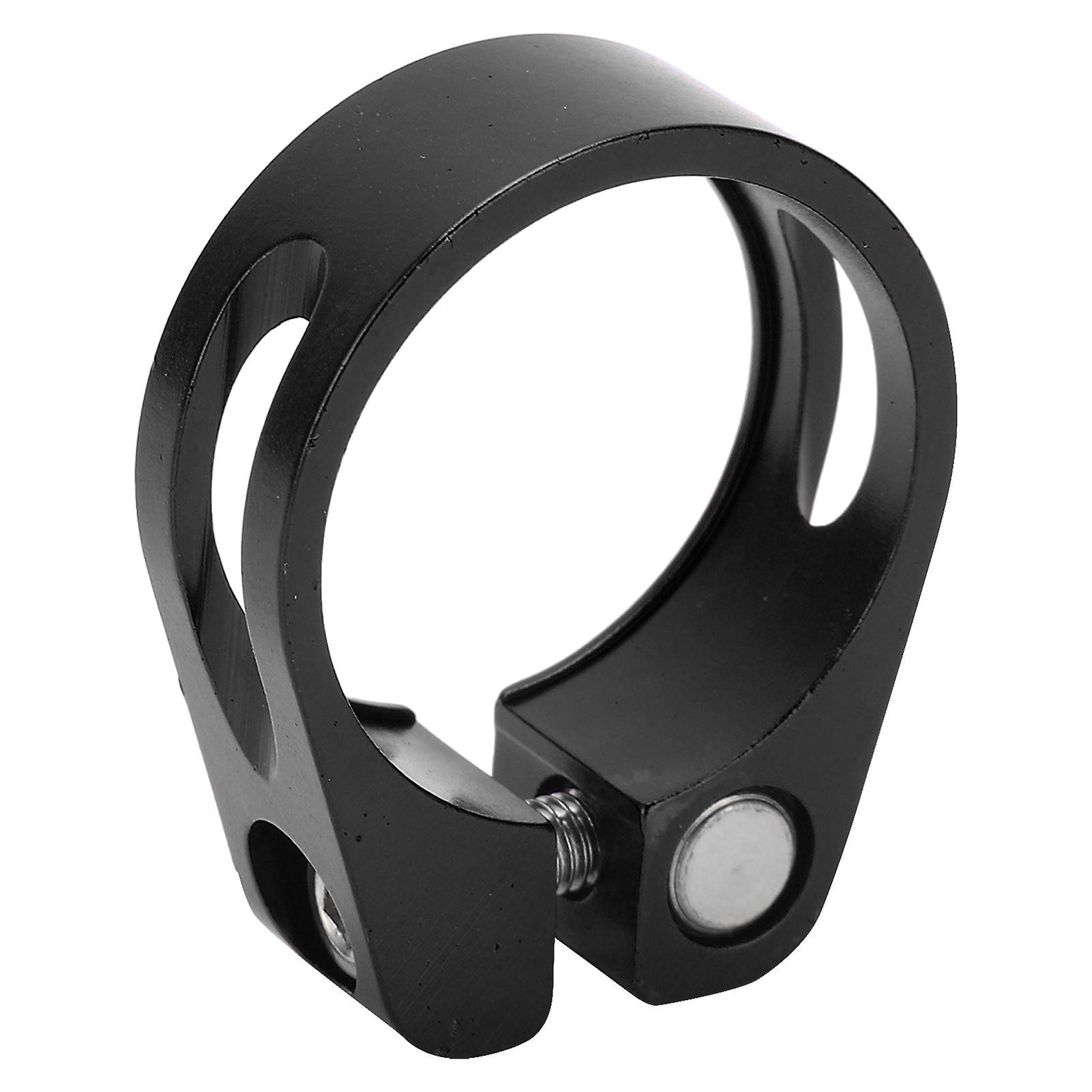 31.8mm Bicycle Seatpost Clamp Aluminum Alloy Quick Release Black