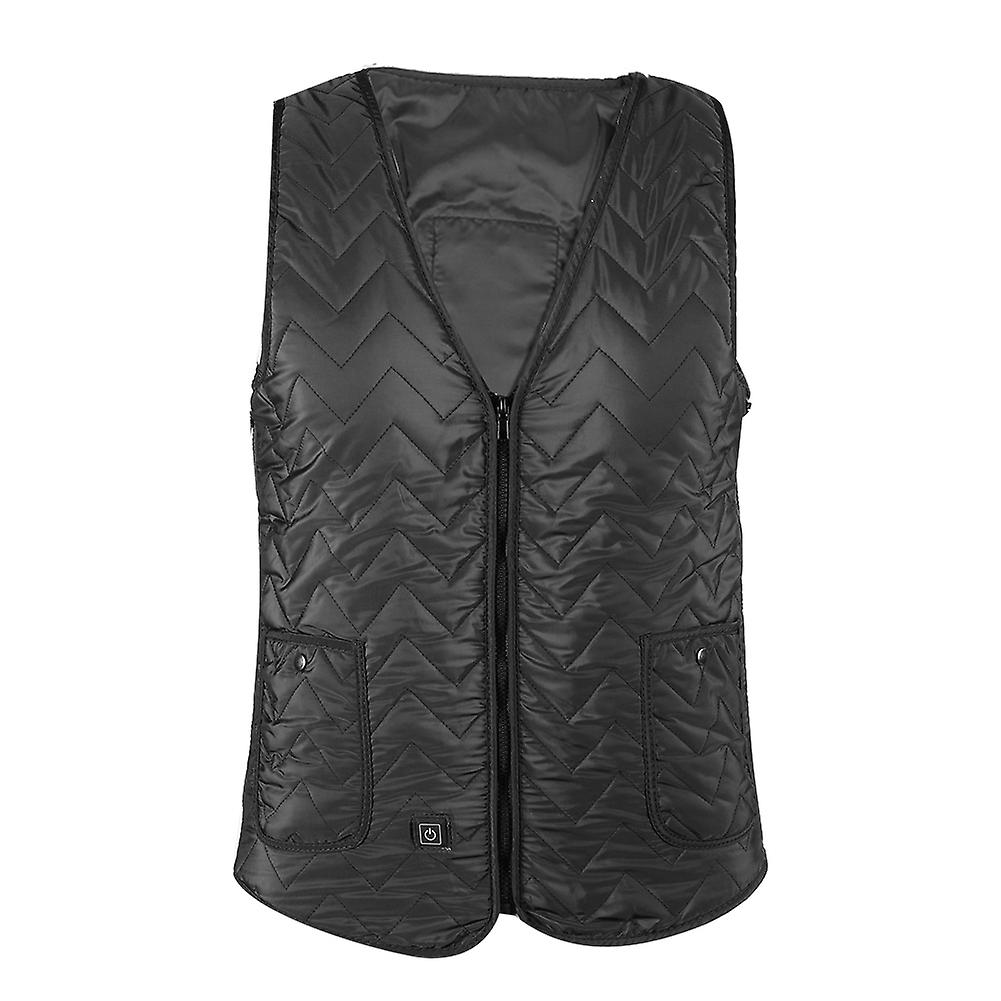 USB Heated Sleeveless Jacket Adjustable, Warm for Winter