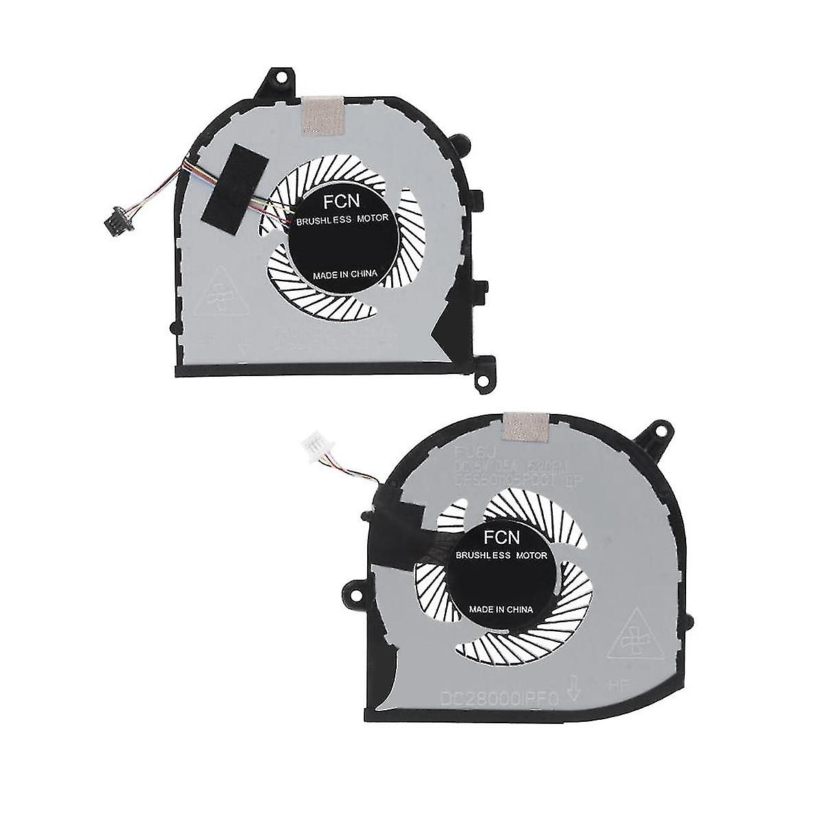 CPU + GPU jäähdytystuuletin Xps 15 9570 7590 tarkkuus 5530 P56f002 kannettava tietokone CPU + GPU jäähdytystuuletin-yu