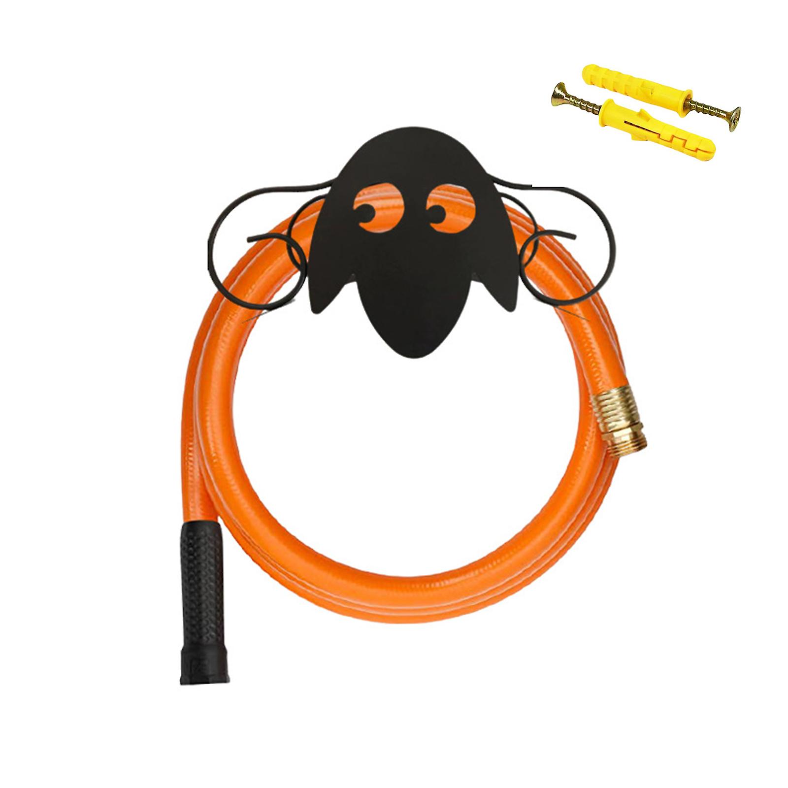 Durable Iron Garden Hose Hook for Easy Yard Installation