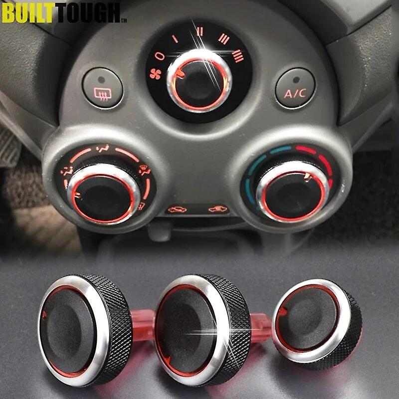 For Nissan CUBE Z12 Latio Almera Versa N17 Note E12 Micra K13 Mitsuoka Viewt AC Heater Air Conditioning Control Knob Switch Knobs Buttons~10956