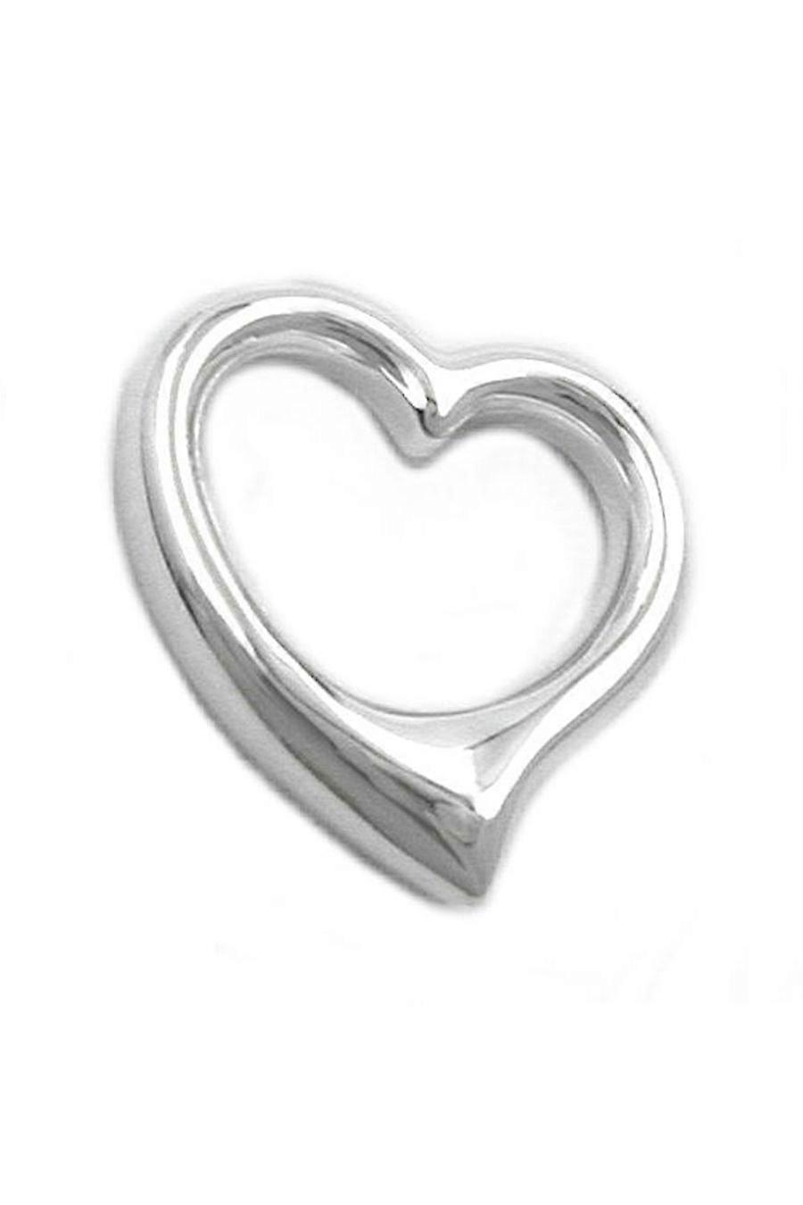 Pendant 11mm Open Heart Silver 925 - Gl92701
