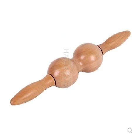 يدوي بعجلتين حقيقي عجلة الخشب طرق تدليك عصا الصحافة خط الزوال الضماني تدليك الرقبة ونقطة الخصر Ma